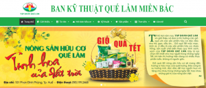 Thiết kế website nông sản Quế Lâm view 2