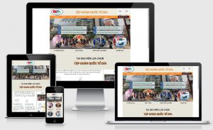 Mẫu web du học xuất khẩu lao động