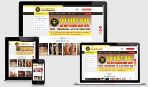 Thiết kế web bán đồ gỗ Việt Bắc