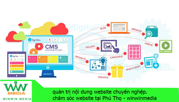 quản trị nội dung website tại Phú Thọ
