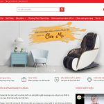 Thiết kế web bán hàng ghế massage tại Vĩnh Phúc