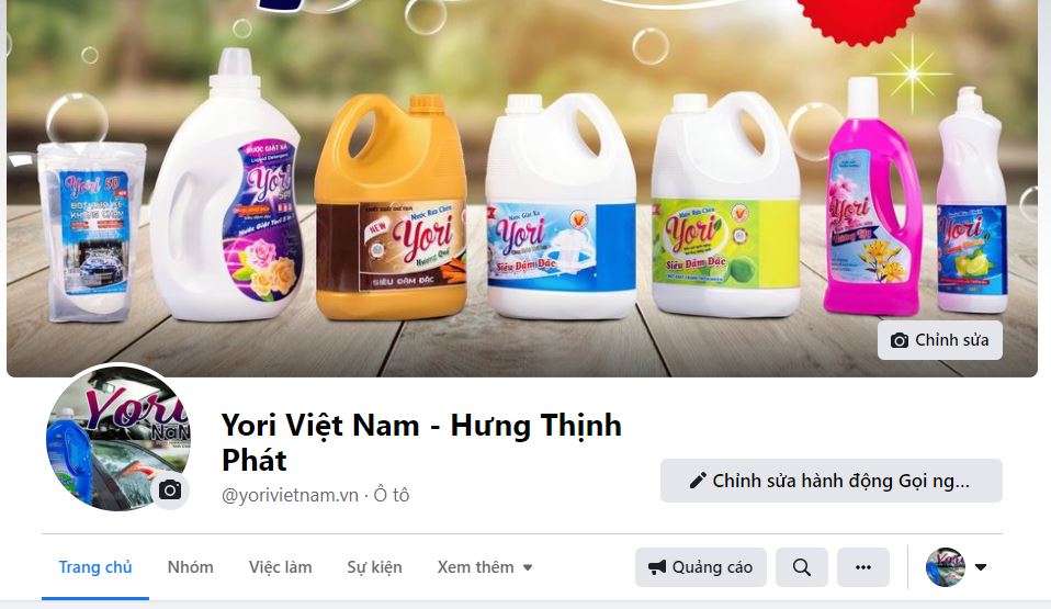 Kênh fanpage facebook Yori Việt Nam