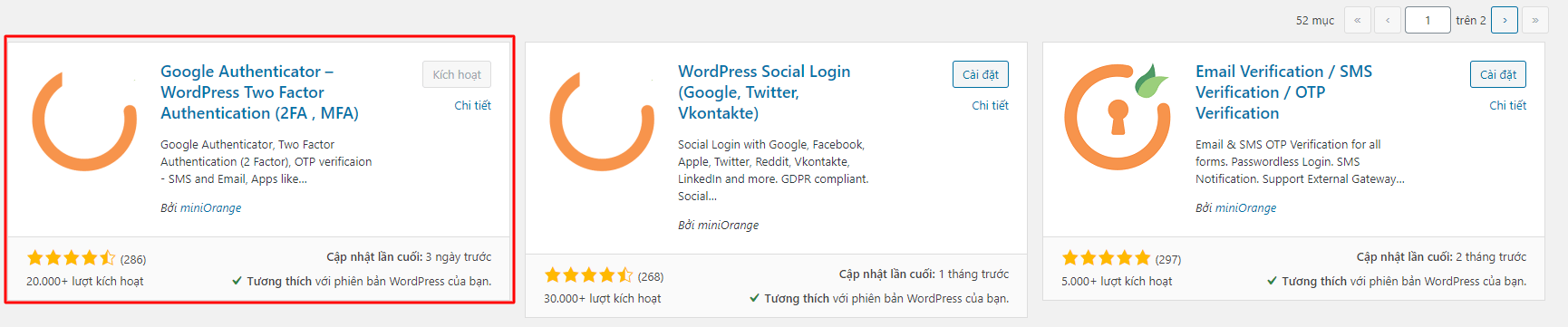 Tạo đăng nhập 2 lớp (2FA) bằng plugin trong WordPress