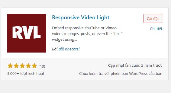 Nhúng video YouTube để hiển thị Responsive trên WordPress