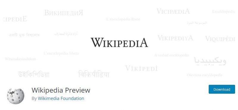 Hiển thị thông tin từ Wikipedia trên các liên kết đã chọn trên web wordpress
