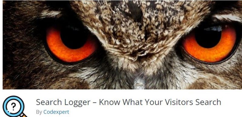 Search Logger – Know What Your Visitors Search