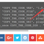 Tự động thêm nút ‘Copy’ vào các đoạn mã được đặt trong thẻ<.pre>