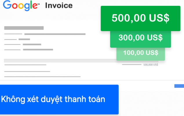 tài khoản google ads Invoice uy tín Giá Rẻ